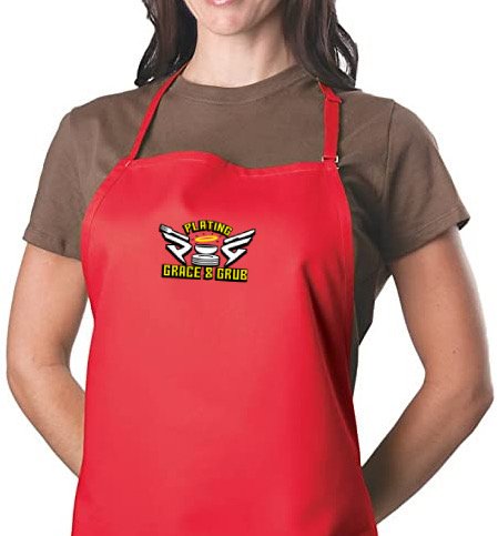Plating Grace and Grub Apron