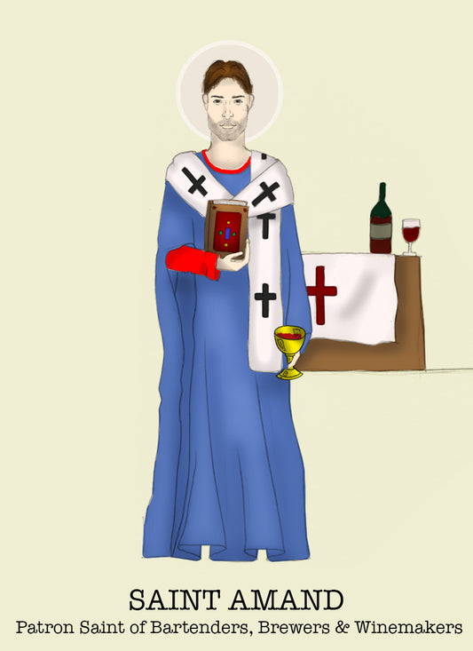 Holy Card - St. Amand