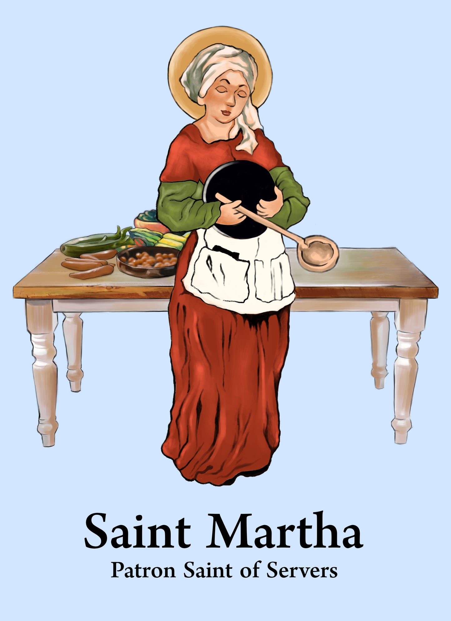 Holy Card - St. Martha